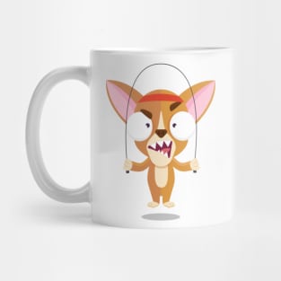 Spastic Lil Dog Jump Rope Mug